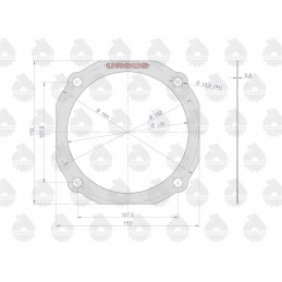 Dangtelio tarpiklis polosi krazelite 0 8mm zetor sp