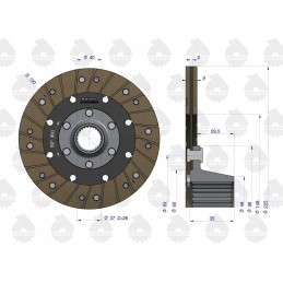 Sankabos diskas 2 pakopa c 330 originalus 42211051