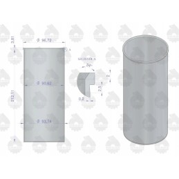 Raw mf3 variklio įvorė, originalus ursus