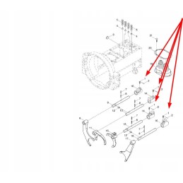 Tb504 374 01 kreipiamosios galvutės slėgio varžtas m8