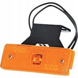 Halogeninė šoninė gabaritinė lemputė, stačiakampė, LED 12-24