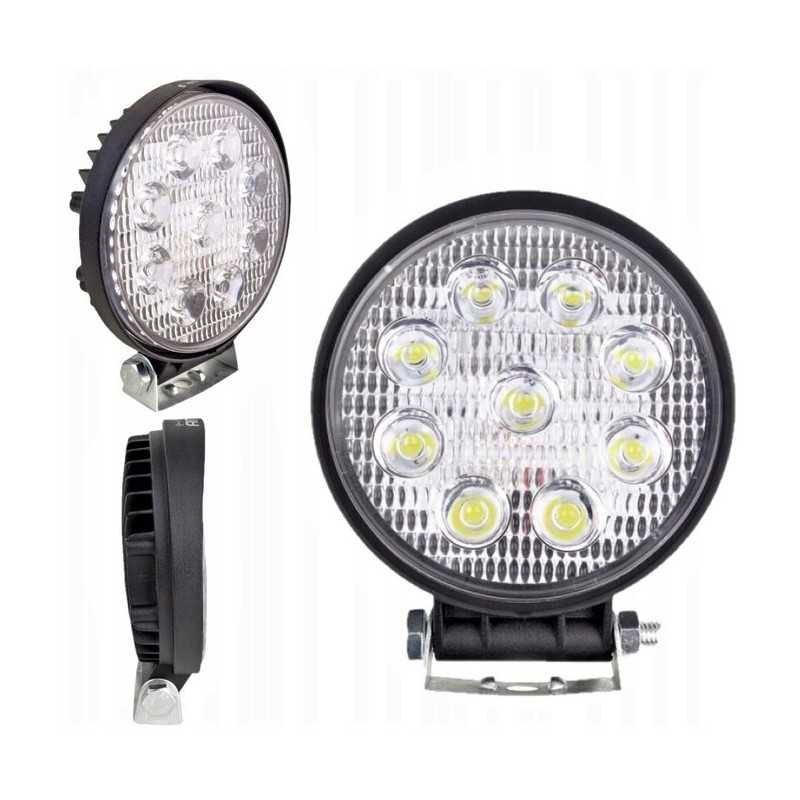 Halogeninis prožektorius darbo lempa 9x LED 12 24v 110mm