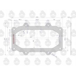 Vairo kolonėlės tarpiklis krazelitas 0 8mm c 33