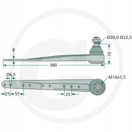 John Deere AH21346 dalgio galvutė