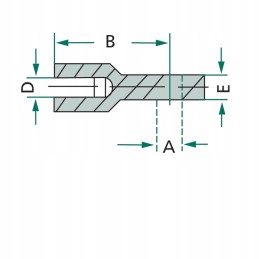 Dujų pavaros kilpos galas 18 mm m10 granitas