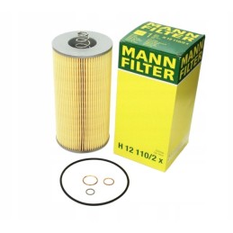 Mann alyvos filtras h12110 2x Mercedes variklis OM422