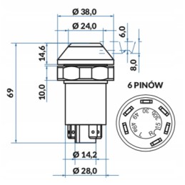 Deutz smulkintuvo jungiklio mygtukas 01145158