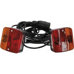 Galinių žibintų komplektas su magnetu, 12 m laidas