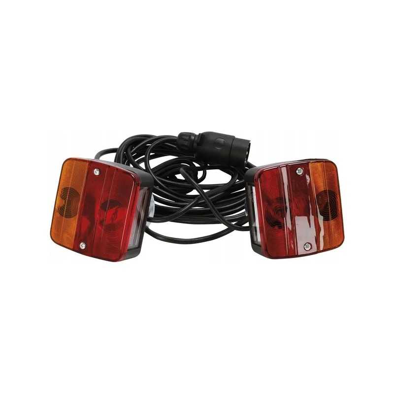 Galinių žibintų komplektas su magnetu, 12 m laidas