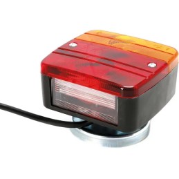 Galinių žibintų komplektas su magnetu, 12 m laidas