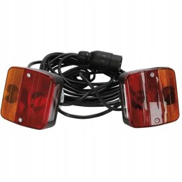 Galinių žibintų komplektas su magnetu, 12 m laidas