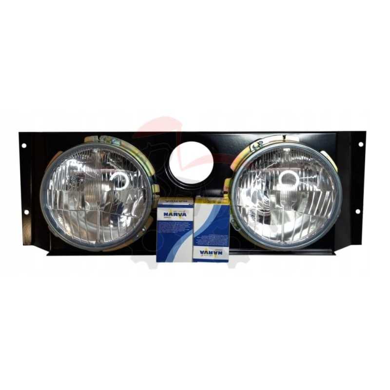 Priekinių žibintų komplektas su zetor laikikliu