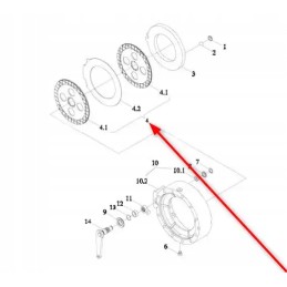 Tb1s431020001k stabdžių komplektas