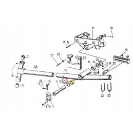 C 330 ašies kaiščio įvorė