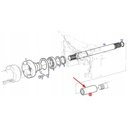 916100320090 priekinės ašies įvorė