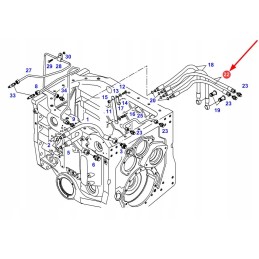 H916100620101 alyvos slėgio vamzdis