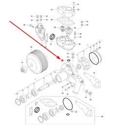 V614602930 termostato korpuso sandarinimo žiedas