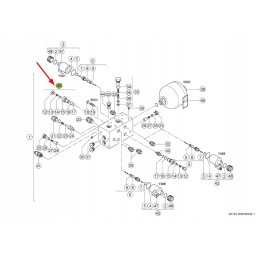 040192 1 hidraulinio bloko vožtuvas