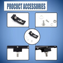 LED panelinė halogeninė lempa 240w, skirta bizonų traktoriaus kombainui