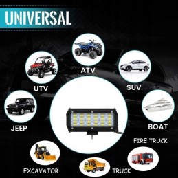 LED panelinė halogeninė lempa 240w, skirta bizonų traktoriaus kombainui