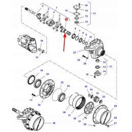 7450645025 priekinės ašies velenai