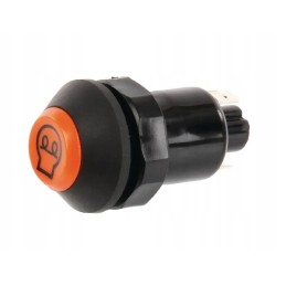 Šildymo mygtuko jungiklis, apvalus