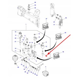 7602601401 priekinės ašies amortizacinis vožtuvas
