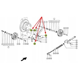 008523 g tefloninė rankovė 23 x 26 x 13 mm