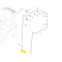John Deere SU51457 hidraulinės žarnos jungtis