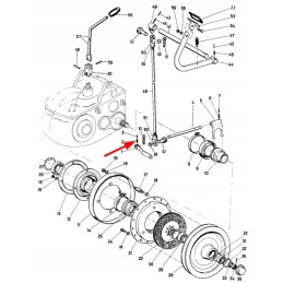 339390x1 sankabos pedalo svirties kaištis