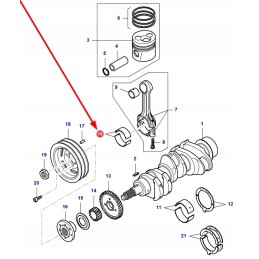 Ks79386600 švaistiklio guoliai 68 x 30 1 mm