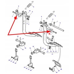 X830120050000 stabdžių pedalo magnetas