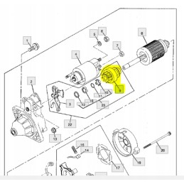 Starteris bendix sankaba john deere gator xuv