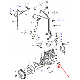 V836667389 įpurškimo siurblio varžtas