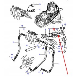 368374x1 hidraulinio lizdo sandarinimo žiedas 20 29 x 2 62