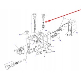 F737960030030 skaldymo sekcijos hidraulinis vožtuvas