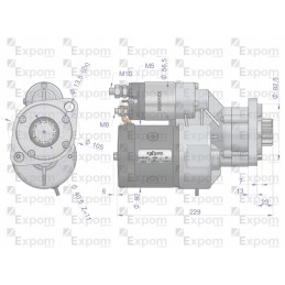 Deutz starteris su reduktoriumi, to paties Lamborghini tipo