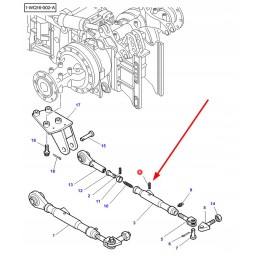 3819644m1 stabilizatoriaus strypo įvorė