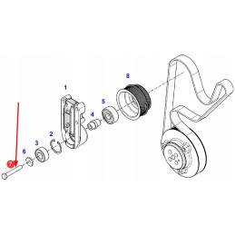 F934201040180 įtempiklio ritininis varžtas