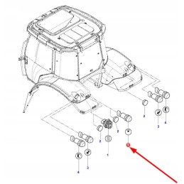 4355770m1 išorinis jungiklis kardaninis velenas