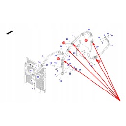 835550030100 dvigubas kabelio laikiklis