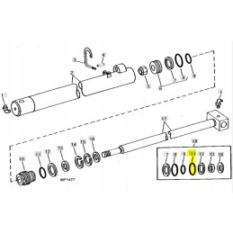 Oring john deere p50631