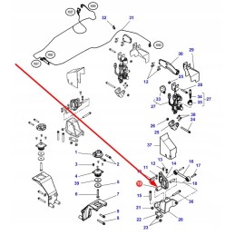 4295703m1 kabinos amortizacinės sistemos įvorė