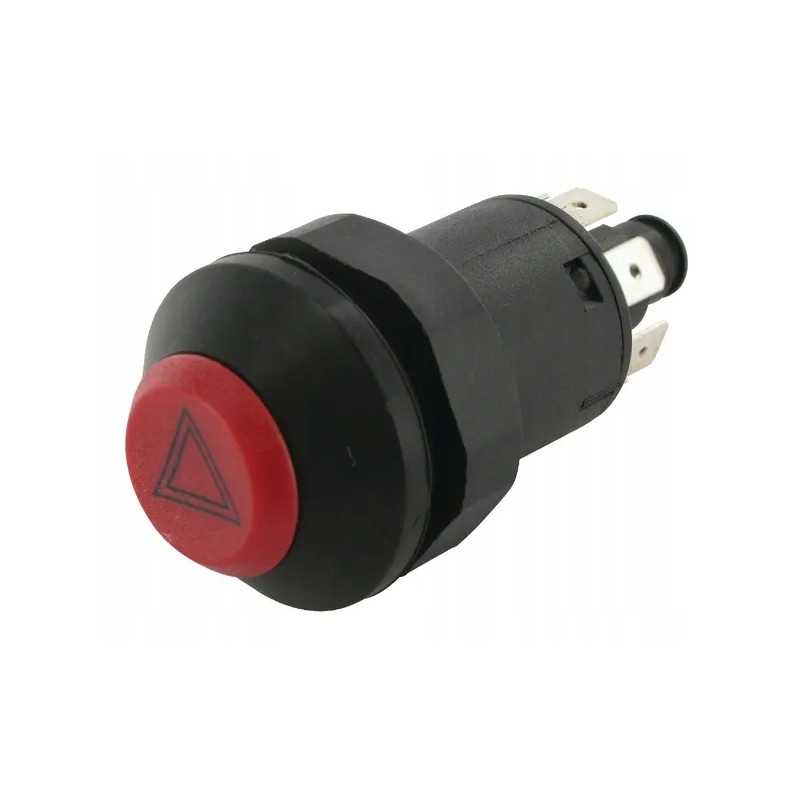 Apvalus avarinės šviesos mygtukas