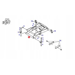 F716501030770 operatoriaus sėdynės svirtis