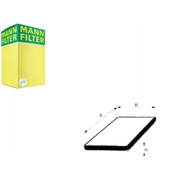 John deere 6000 7000 mann filtro salono filtras