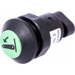 Apvalus žalias kėlimo mygtukas