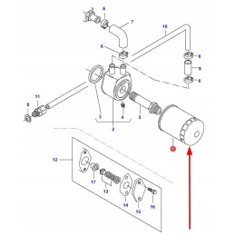 V836679586 agco variklio alyvos filtras