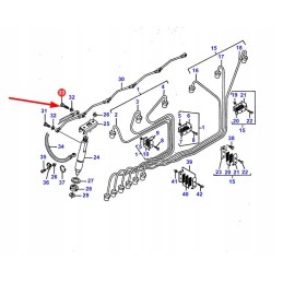 V835336943 perpildymo varžtas m6 x 1 0 x 20