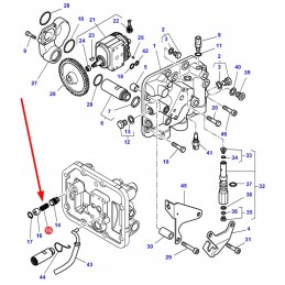 3715619m3 hidraulinio vožtuvo spyruoklė
